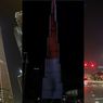Merah Putih Berkibar di Gedung Tertinggi Dunia, Burj Khalifa 
