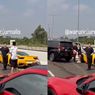 Supercar Alami Tabrak Pembatas Jalan di Tol Kunciran Tangerang, Diduga Gegara Ngebut