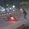 2 Motor Berputar Seperti Gasing Usai Terlibat Tabrakan