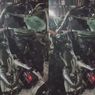 Fortuner Ringsek Hantam Kontainer di Serpong