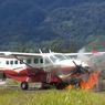 Pesawat Milik Pemkab Puncak Terbakar di Bandara Ilaga, Tak Ada Korban Jiwa