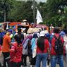 Ratusan Pendemo Mulai Padati Patung Kuda