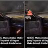 VIDEO: Ojol Tewas, Massa Bakar Mobil di depan  Mako Brimob Polda Metro Jaya