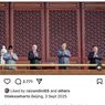 Momen Prabowo Berdiri Sejajar dengan Para Pemimpin Dunia di Beijing