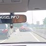 Kecelakaan Mengerikan Terjadi Jalan Tol Jakarta-Serpong Siang Ini, Mobil Ringsek