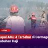 Kapal AMJ 4 Terbakar Hebat di Dermaga Labuhan Haji