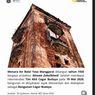 Menara Air Balai Yasa Manggarai Ditetapkan sebagai Cagar Budaya