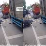 Pemotor Tewas Seketika Dihantam Truk di Kalideres Sore Ini