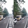 Pria Meregang Nyawa Tabrak Truk di Lenteng Agung Pagi Ini