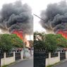 Kebakaran Hantam Rumah-rumah di Buahbatu Bandung Sore Ini