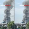 Kebakaran Hantam Gedung PT Sorini Towa Berlian Corporindo Pagi Ini