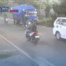VIDEO: Detik-detik Driver Ojol Tewas Usai Senggol Truk Besar