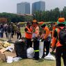 126,65 Ton Sampah Diangkut Usai Perayaan HUT ke-80 TNI di Monas