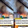 Rumah Terbakar Hebat di Setiabudi Pagi Ini