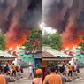 Kebakaran Hebat Hantam Bangunan Rumah di Pengadegan Sore Ini