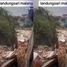 VIDEO: Ngerinya Bangunan Kos di Malang Tiba-tiba Ambruk
