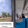 VIDEO Detik-detik Kereta Api Purwojaya 58F rute Gambir-Cilacap Anjlok