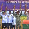 Panglima TNI Dampingi Menhan RI Tinjau Panen Kedelai Garuda Merah Putih di Lampung