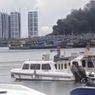 Gulkarmat Kerahkan 45 Personel Padamkan Kapal Terbakar di Muara Angke