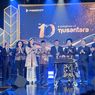 Momen Tiup Lilin Meriahkan Perayaan 1 Dekade Nusantara TV di Malam Anugerah Bakti Nusantara