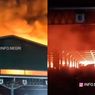 Kebakaran Hebat Lalap Gudang PT Dua Kelinci di Pati