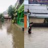 Hujan Deras Terjang Depok, Stasiun dan Pemukiman Warga Terendam Banjir
