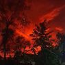 Fenomena Langit Merah Bak Neraka, Ini keterangan BMKG