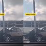 Ngeri! Mobil Keluarga Tabrak Tiang Sampai Terbelah di Bandara Soekarno Hatta