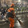 91,41 Ton Sampah Sisa Perayaan Malam Tahun Baru di Jakarta Diangkut