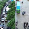 Dihantam Banjir, Penampakan Macet Parah di Cakung Cilincing Pagi Ini