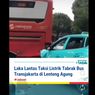 Taksi Tabrak Bus TransJakarta di Lenteng Agung