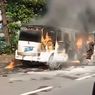 Mobil Terbakar di Tol JORR Depan Citos, Sempat Meledak
