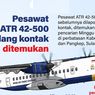 Infografik: Detik-detik Pesawat ATR 42-500 Jatuh di Sulawesi Selatan