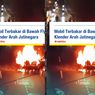 Mobil Ludes Terbakar di bawah Fly Over Klender