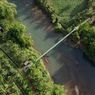 Jembatan Gantung Desa Mandala Kasih Selamatkan Anak-anak dari Arus Deras Sungai Cipalebuh Garut
