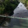 Jembatan Gantung Cipalebuh Garut Jadi Akses Baru Menuju Sekolah, Sawah, dan Tempat Ibadah