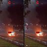VIDEO: Motor RX King Sampai Hangus Terbakar Usai Hantam Ambulans