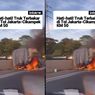 VIDEO: Truk Terbakar di Tol Jakarta-Cikampek KM 50 
