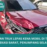 Nyawa Suami Istri Selamat, Usai Mobilnya Hantam Ban Truk di Jalan Tol Jakarta-Cikampek