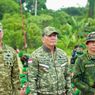 Wapang TNI Dampingi Menhan RI Tinjau Kesiapan Yonif TP 805/KSW di Papua Barat