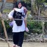 Viral, Guru Gendong Anak Seberangi Sungai Lewat Jembatan Tali di Aceh Jadi Sorotan