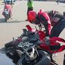 Ducati Tabrakan dengan Motor Lain di Jalan Asia Afrika