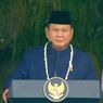Prabowo Pakai Beskap Biru Dongker dan Ronce Melati saat Pimpin Upacara HUT Ke-81 RI
