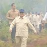 Prabowo Cek Langsung Lokasi Kebakaran Hutan di Kalimantan Barat