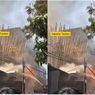 Bangunan Rumah Terbakar di Tamansari Jakbar