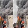 Bangunan Terbakar Hebat di Bekasi, Lokasi Belakang Perumahan Harapan Indah 2