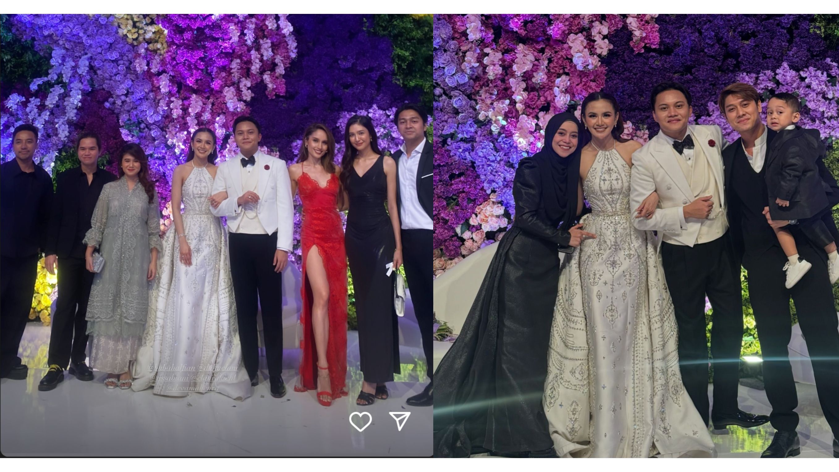 Resepsi Pernikahan Rizky Febian dan Mahalini <b>(Instagram)</b>