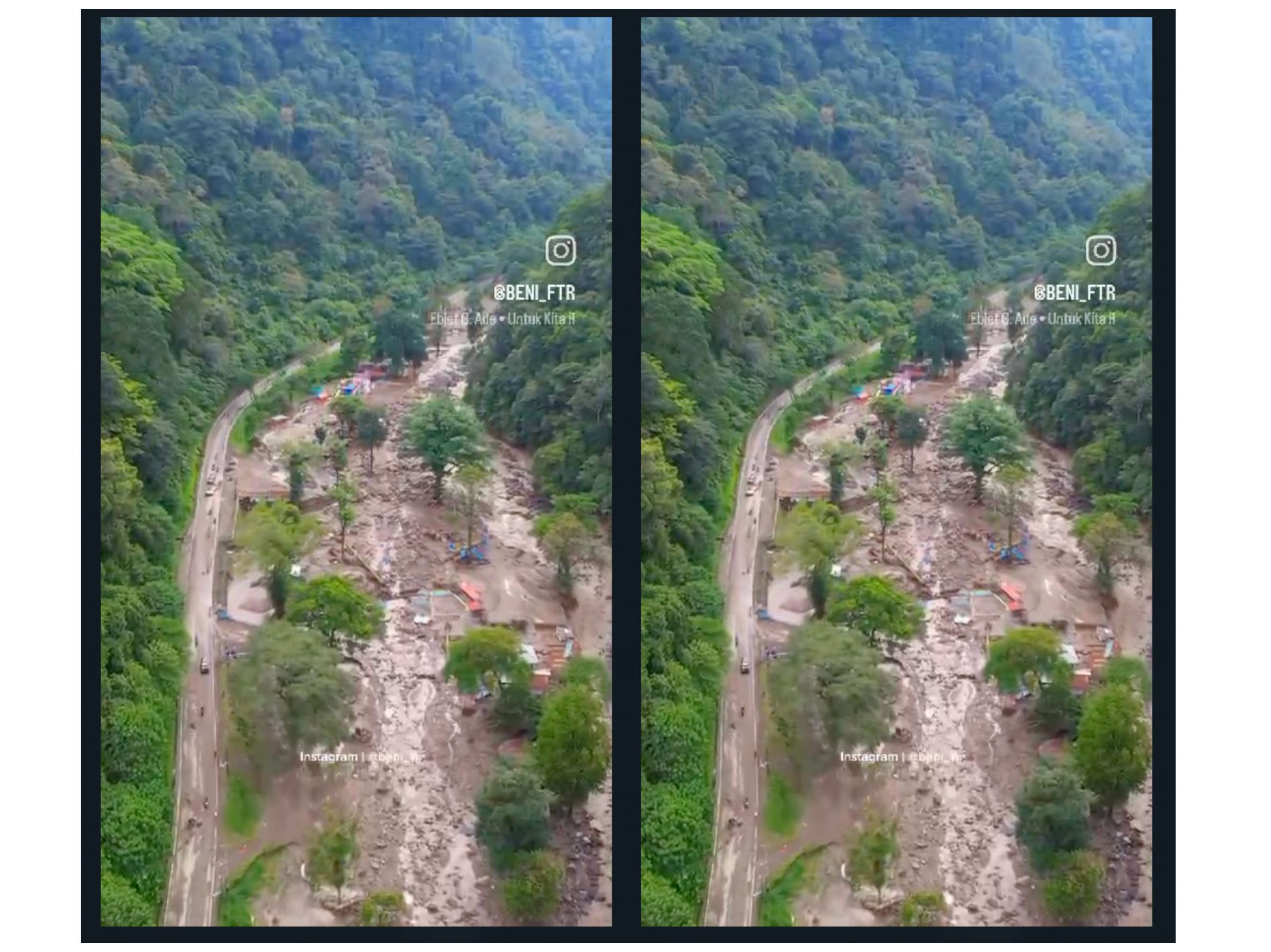 Longsor dan Banjir di Sumatera Barat <b>(Instagram @Beni_FTR)</b>