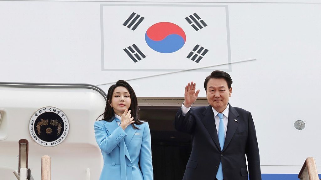 Presiden Korea Selatan dan Ibu negara Korea Selatan <b>(Istimewa)</b>