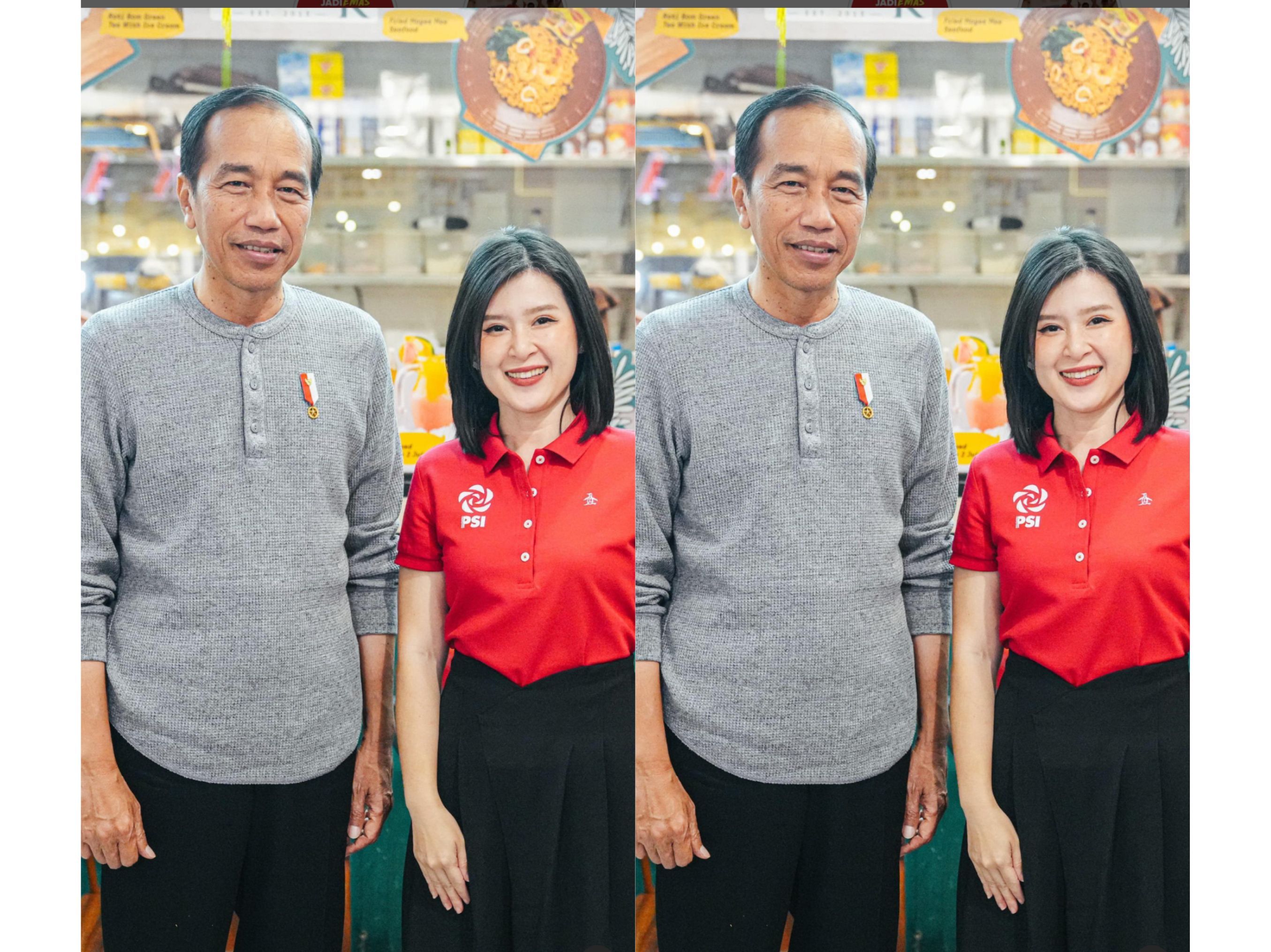 Jokowi dan Grace Natalie <b>(Instagram @gracenat)</b>